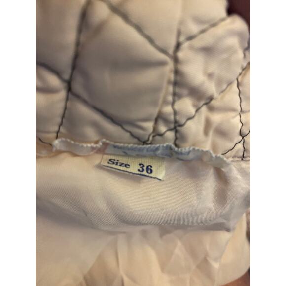 1950s Paultex New York Short Sleeve Quilted Smoking Jacket Size 36 small - Picture 12 of 13